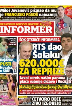 Informer - broj 3310, 6. mar 2023.