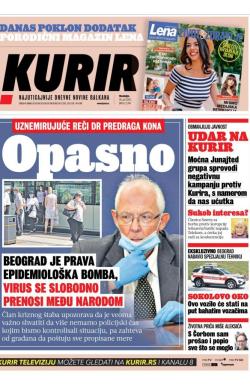 Kurir - broj 2314, 26. jul 2020.