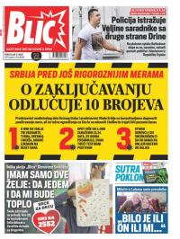 Blic - broj 8636, 15. mar 2021.