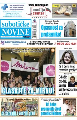 Nove Subotičke novine - broj 3, 18. jan 2013.