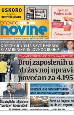 Dnevne novine - broj 3041, 9. jul 2021.