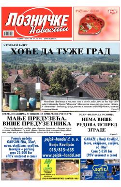 Lozničke novosti - broj 228, 27. jul 2012.