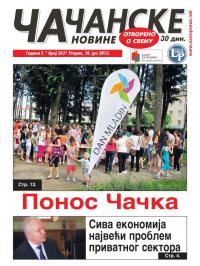 Čačanske novine - broj 363, 18. jun 2013.