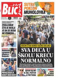 Blic - broj 8797, 25. avg 2021.