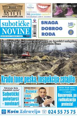 Nove Subotičke novine - broj 45, 7. nov 2014.