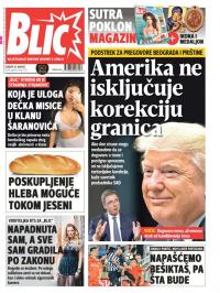 Blic - broj 7732, 25. avg 2018.