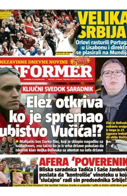 Informer - broj 2912, 15. nov 2021.