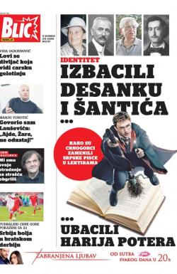 Blic - broj 7817, 18. nov 2018.