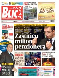 Blic - broj 6323, 19. sep 2014.