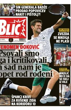 Blic - broj 7728, 21. avg 2018.