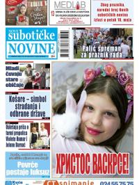 Nove Subotičke novine - broj 113, 25. apr 2019.