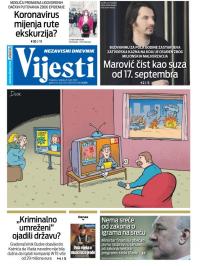 Vijesti - broj 7874, 8. mar 2020.