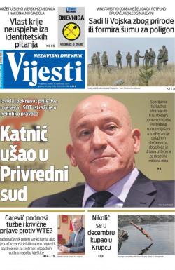 Vijesti - broj 7796, 18. dec 2019.