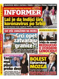 Informer - broj 2802, 8. jul 2021.