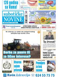 Nove Subotičke novine - broj 23, 7. jun 2013.