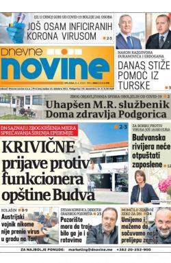 Dnevne novine - broj 2651, 8. apr 2020.