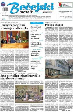 Bečejski mozaik - broj 696, 4. mar 2016.