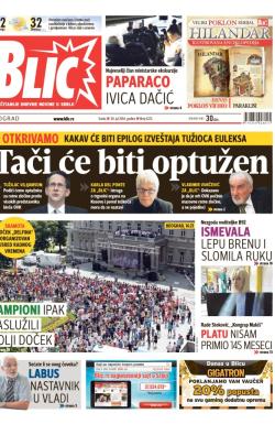 Blic - broj 6272, 30. jul 2014.