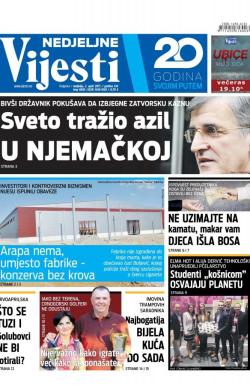 Vijesti - broj 6835, 2. apr 2017.