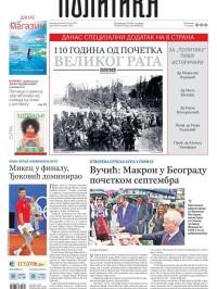 Politika - broj 39748, 28. jul 2024.