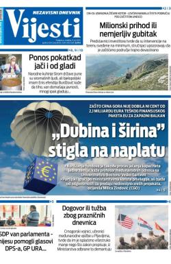 Vijesti - broj 9060, 9. jul 2023.