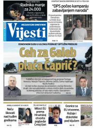 Vijesti - broj 7985, 1. jul 2020.