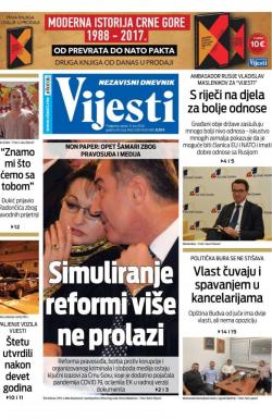 Vijesti - broj 7966, 12. jun 2020.