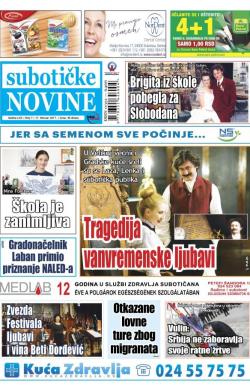 Nove Subotičke novine - broj 7, 17. feb 2017.