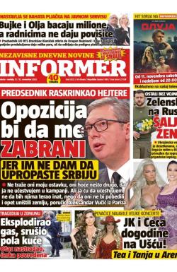 Informer - broj 3522, 11. nov 2023.