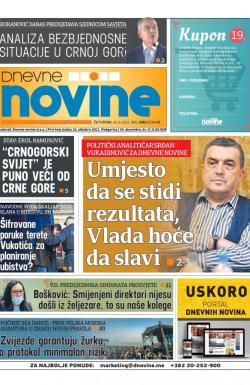 Dnevne novine - broj 3081, 26. avg 2021.