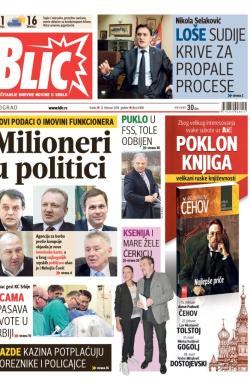 Blic - broj 6108, 12. feb 2014.