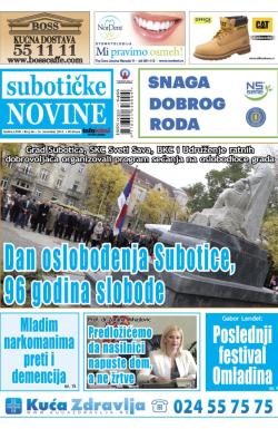 Nove Subotičke novine - broj 46, 14. nov 2014.