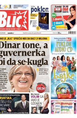 Blic - broj 6393, 28. nov 2014.