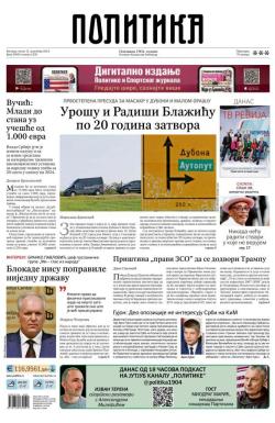 Politika - broj 39885, 13. dec 2024.