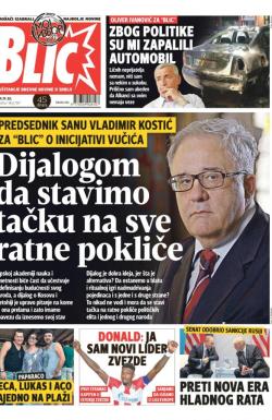 Blic - broj 7347, 29. jul 2017.