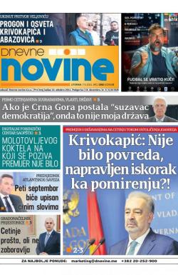 Dnevne novine - broj 3091, 7. sep 2021.