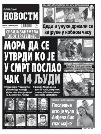 Večernje novosti - broj 5194, 3. nov 2024.