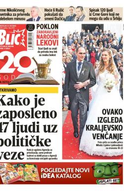 Blic - broj 7076, 24. okt 2016.