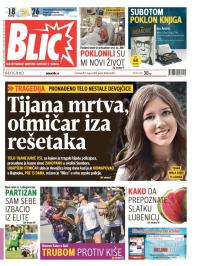 Blic - broj 6280, 7. avg 2014.