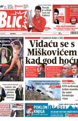 Blic - broj 5990, 14. okt 2013.