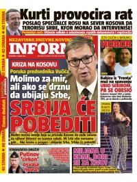 Informer - broj 3128, 1. jul 2022.