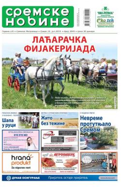 Sremske Novine - broj 3045, 10. jul 2019.