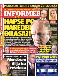 Informer - broj 3837, 22. nov 2024.