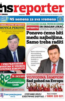 Novosadski reporter - broj 83, 16. maj 2013.