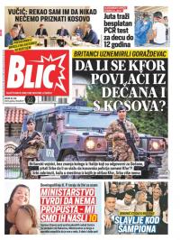 Blic - broj 8727, 16. jun 2021.