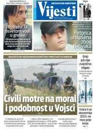 Vijesti - broj 8187, 23. jan 2021.