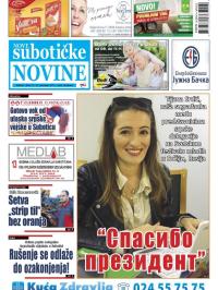 Nove Subotičke novine - broj 45, 10. nov 2017.