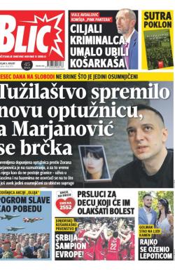 Blic - broj 7713, 6. avg 2018.