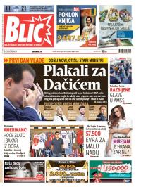 Blic - broj 6182, 29. apr 2014.