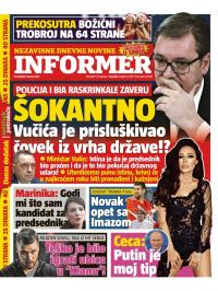 Informer - broj 2647, 4. jan 2021.